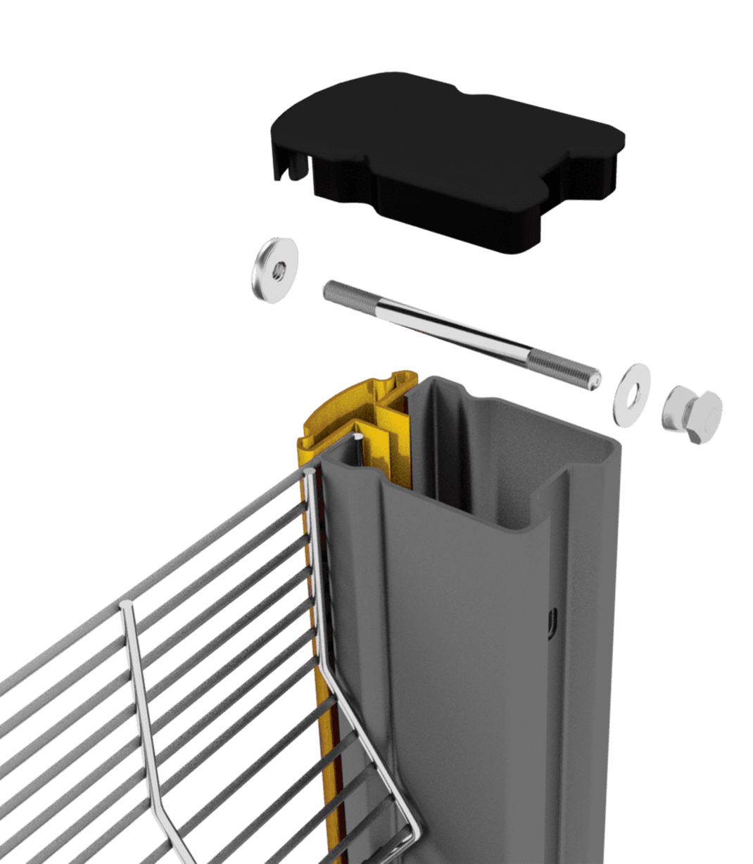 Concealed fixing system